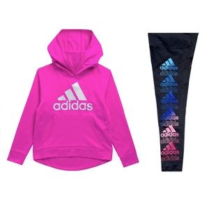 Girl’s Adidas hoodie and leggings set